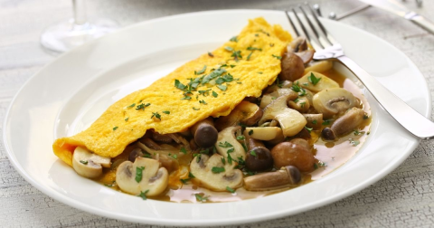 Mushroom Omelette