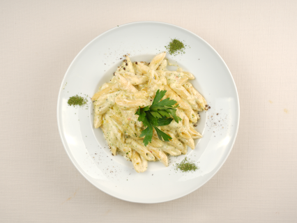 Penne with Roasted Eggplant