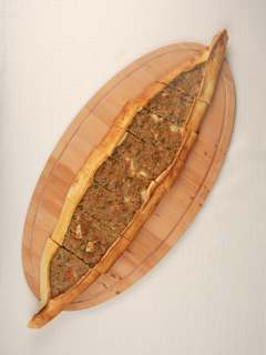 Minced Meat and Cheese Pide